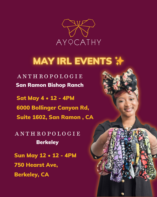 AYOCATHY May 2024 in-person events