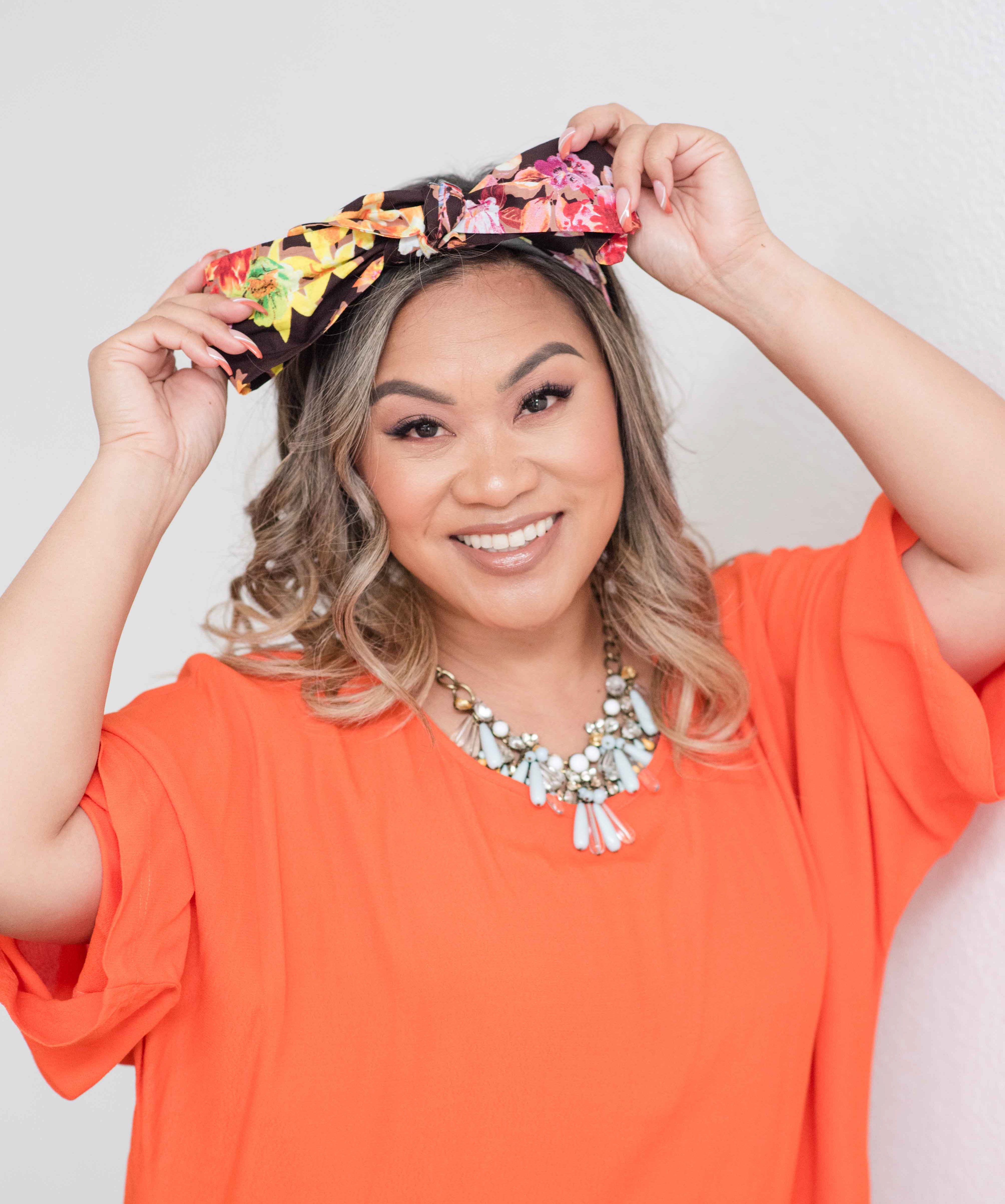 Nadirah Satin-Lined Headband – AYỌCATHY display picture 1