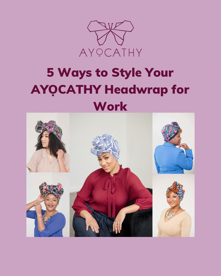 5 Ways to Style Your Satin-Lined Headwrap for Work