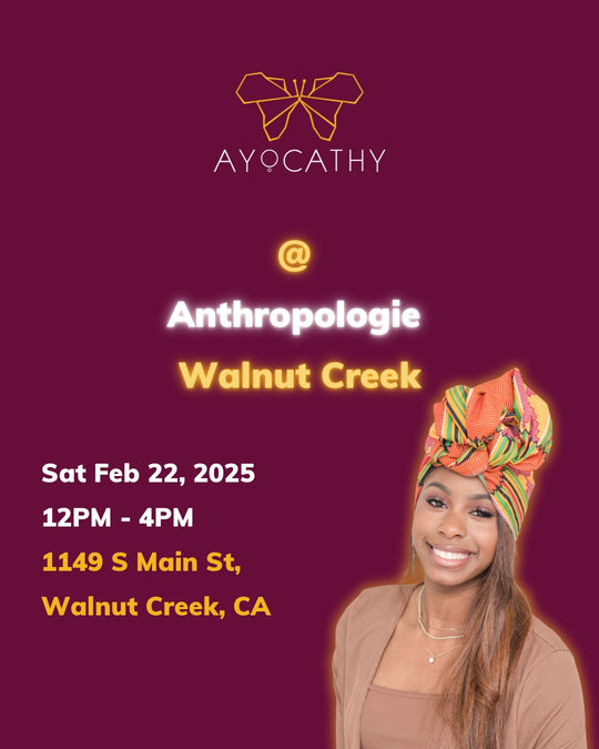 AYOCATHY Pop-up at Anthropologie Walnut Creek February 22, 2025